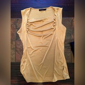 Golden rod stretchy tank
